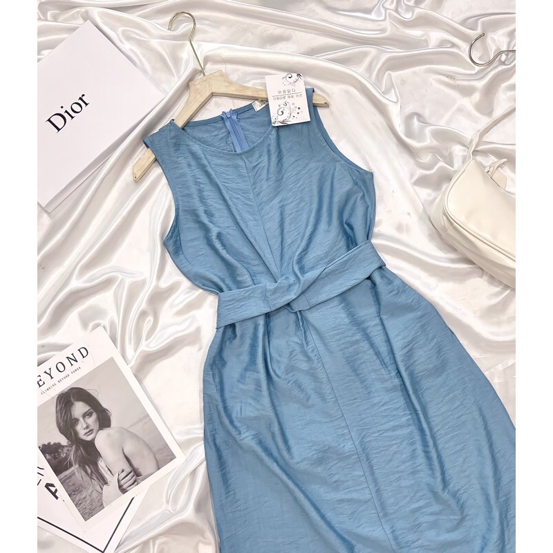 VÁY XANH XOẮN EO DÂY BUỘC NỮ RẺ ĐẸP | BigBuy360 - bigbuy360.vn