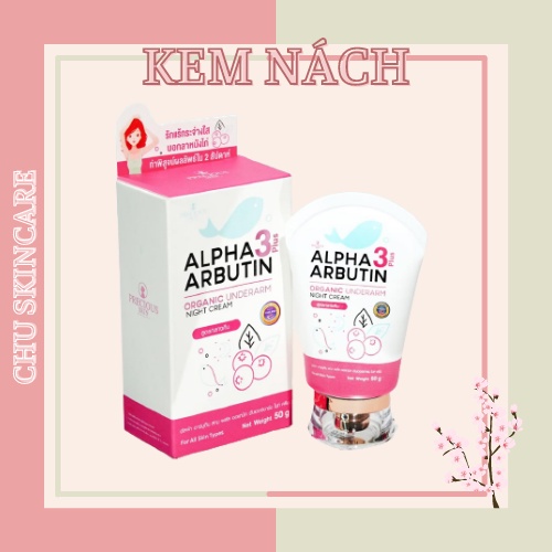 Kem dưỡng trắng giảm thâm nách Alpha Arbutin 3 [Bill Thái]