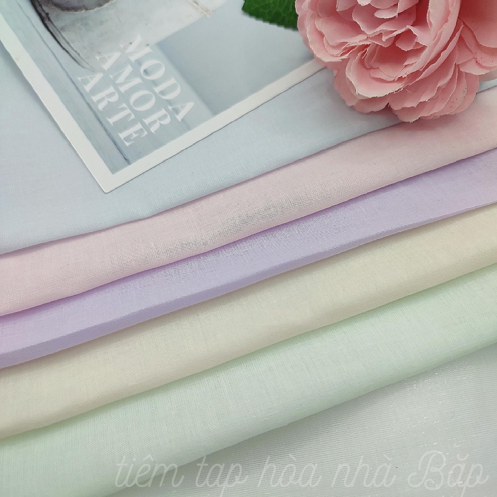 Khăn Tay Vải Thô Nhiều Màu 28x28
