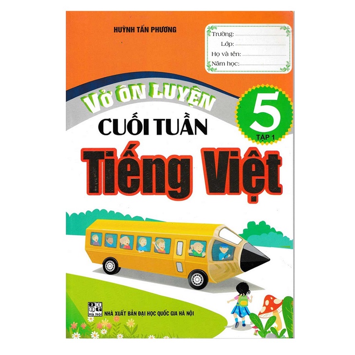 Sách - Vở Ôn Luyện Cuối Tuần Tiếng Việt 5 - Tập 1