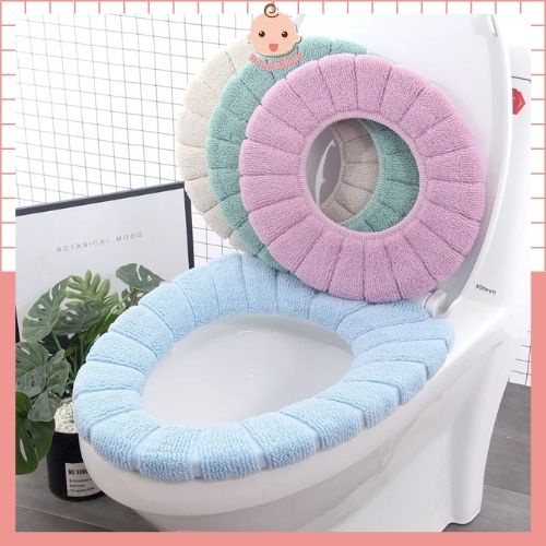 Miếng Lót Bồn Cầu Miếng Nỉ Lót Bồn Cầu Cho Bé Siêu Ấm Tiện Dụng