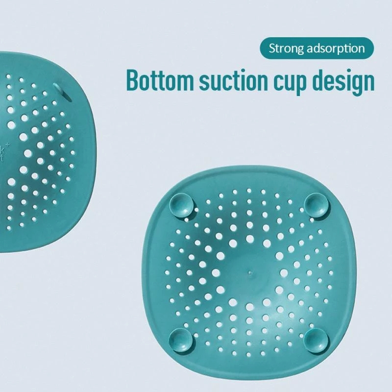 Tấm lưới lọc rác chống tắc nghẽn cho ống thoát nước bằng silicon hình tròn tiện dụng