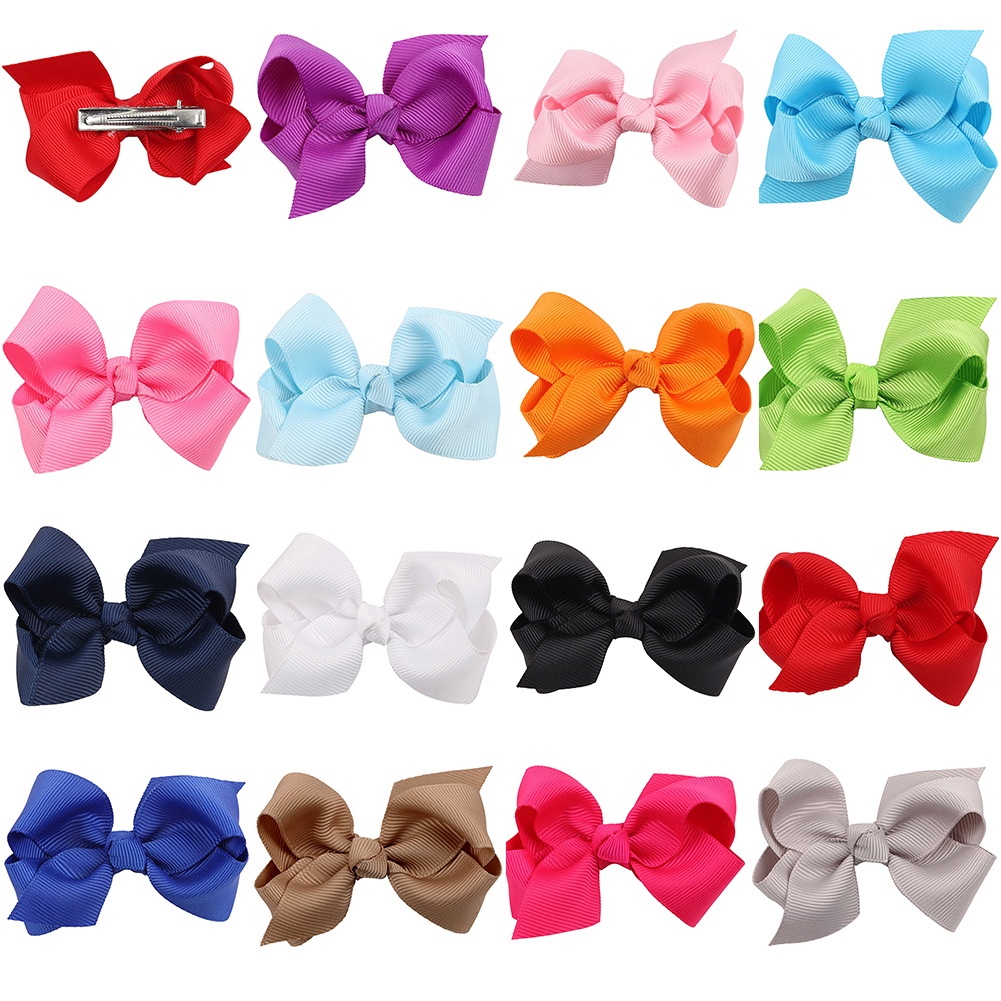 Kẹp Tóc Nơ 8cm Cho Bé Gái