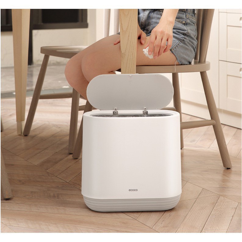 Thùng rác thông minh cao cấp ECOCO công nghệ Nhật Bản thể tích 10L Thùng rác tiện ích ecoco