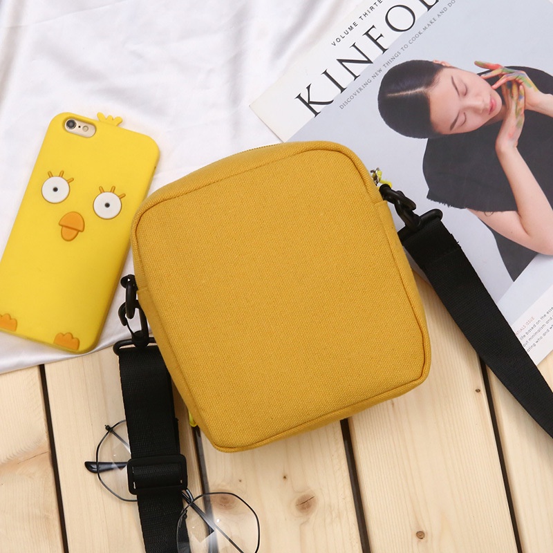 Túi Đeo Vai Bằng Vải Canvas Tùy Chỉnh Thiết Kế Mới Cá Tính Dành Cho Nữ