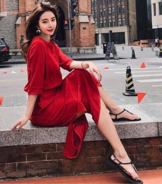 Đầm Maxi Zara dài xẻ 2 bên cao cấp size s dưới 50kg