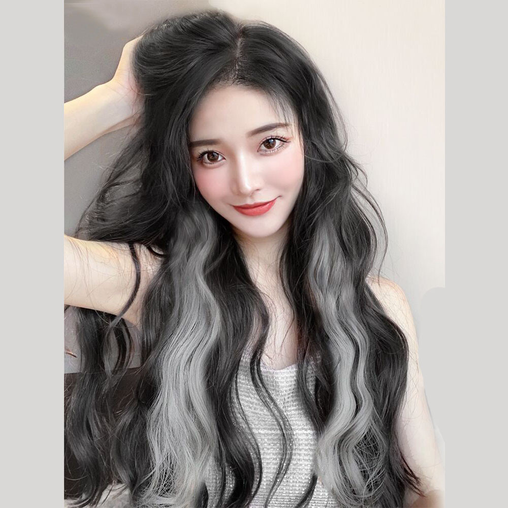 Bộ tóc giả dài nhiều màu tự nhiên cho nữ