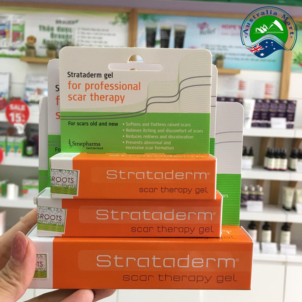 Gel Strataderm Thụy Sĩ hỗ trợ giảm và làm mờ sẹo 5g, 10g, 20g