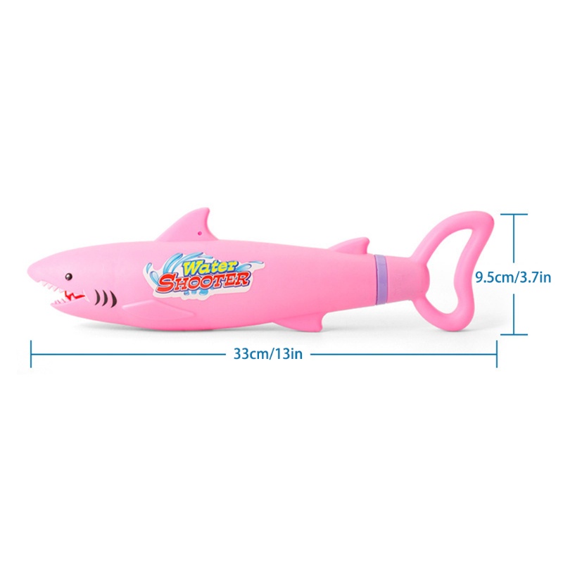 Súng Nước Hình Cá Mập Đồ Chơi Ngoài Trời Sức Chứa Lớn Cho Trẻ Em
