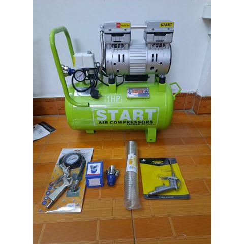 máy nén khí START tặng kèm 4 món phụ kiện
