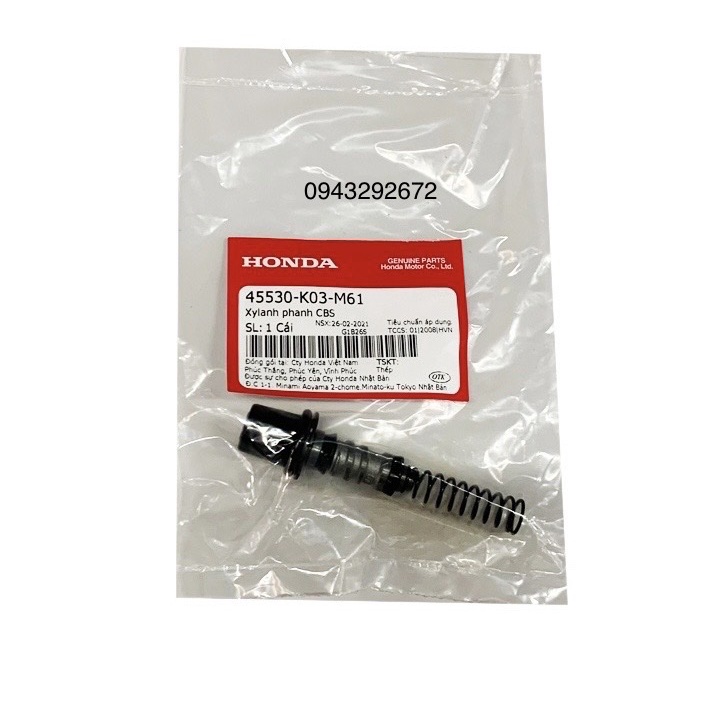 Xy Lanh Phanh Chính Sh 125, 150 , ABL 150 Honda