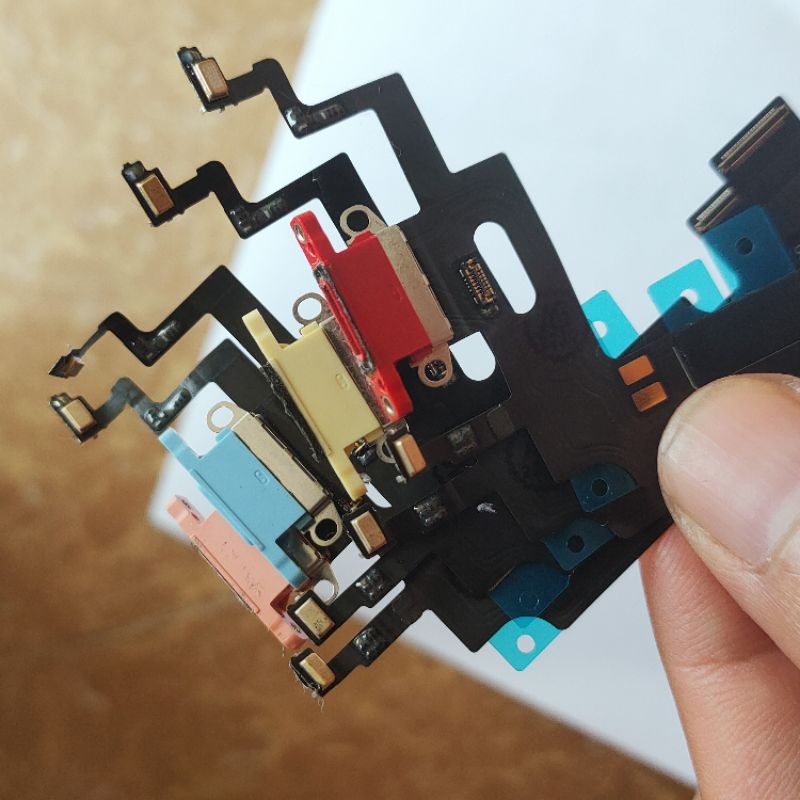 Cáp chân sạc ip XR zin liền mic