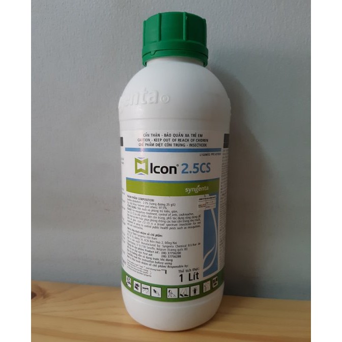 Thuốc diệt muỗi Icon 2.5cs chai 1 Lít SYNGENTA - BỈ trừ muỗi diệt côn trùng cực mạnh thuốc xịt muỗi y tế không mùi