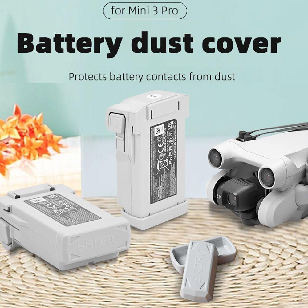 BEBETTERM Set 3 Nắp Đậy Pin Máy Bay Điều Khiển Từ Xa DJI Mini 3 Pro