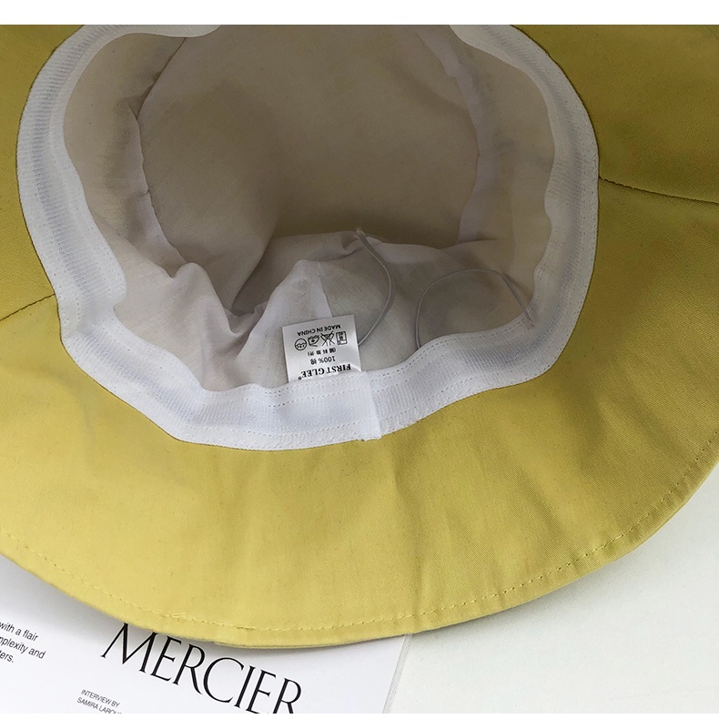 Nón Bucket In Chữ Phong Cách Hàn Quốc Cổ Điển Dễ Phối Đồ Cho Nữ