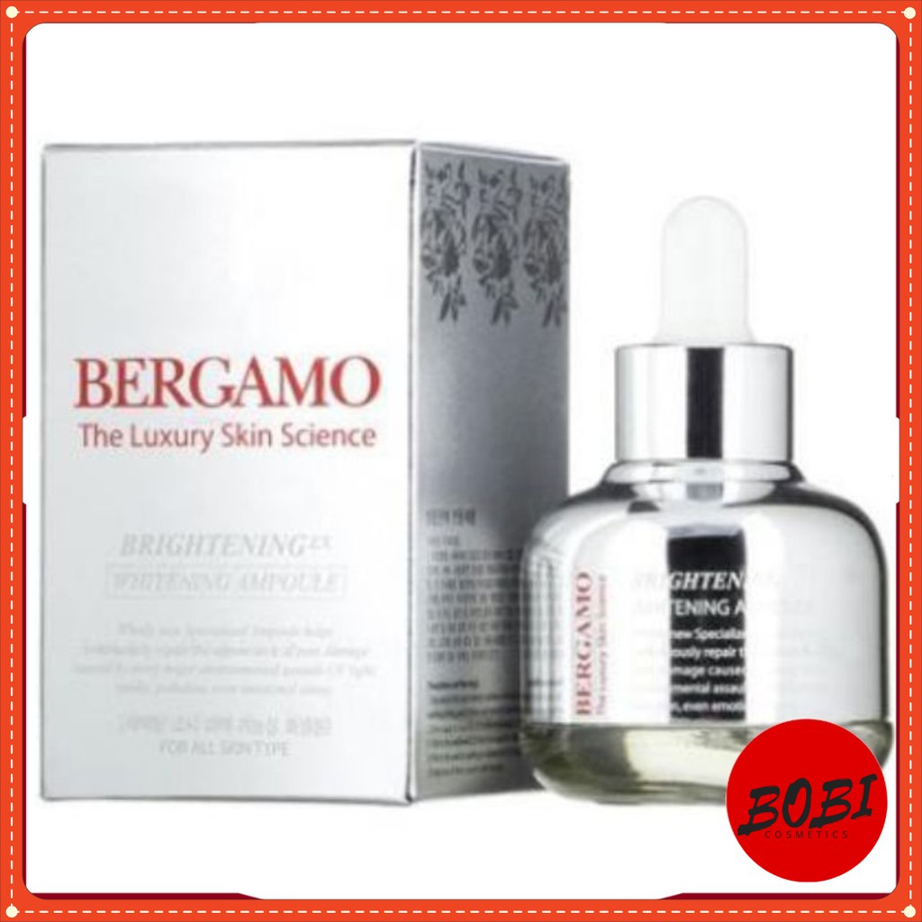 SERUM DƯỠNG TRẮNG DA BERGAMO BRIGHTENING EX WHITENING AMPOULE (30ML)