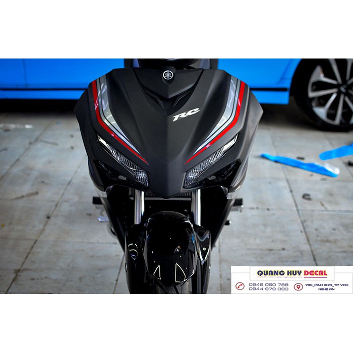 Tem trùm exciter 155 đen xám, tem exciter155, team trùm ex 155, tem xe ex155 đen xám