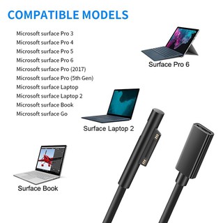 Cáp Chuyển Đổi Cổng Sạc Type-C Cho Microsoft Surface Pro 3/4/5/6/7 hàng cao cấp