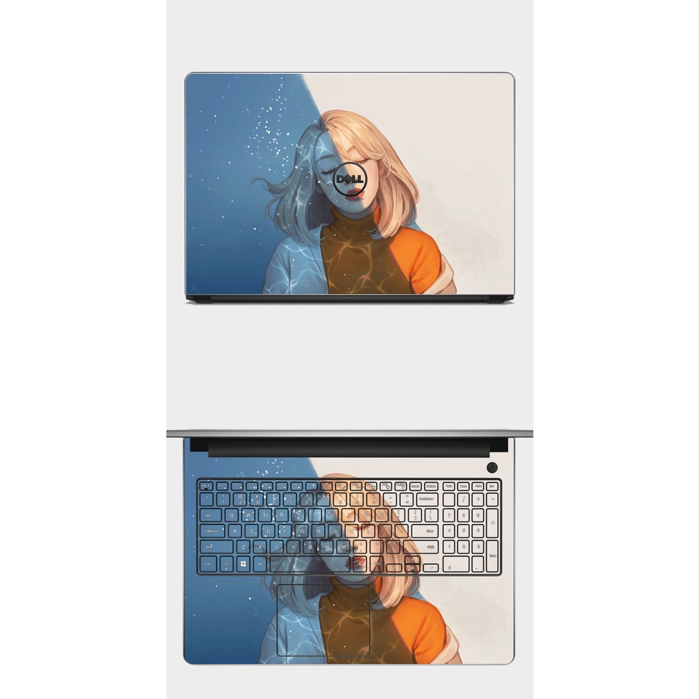 Skin Laptop Dễ Thương In Theo Yêu Cầu Dùng Được Cho Tất Cả Các Dòng Laptop - Miếng dán cắt sẵn theo model máy decal 3M