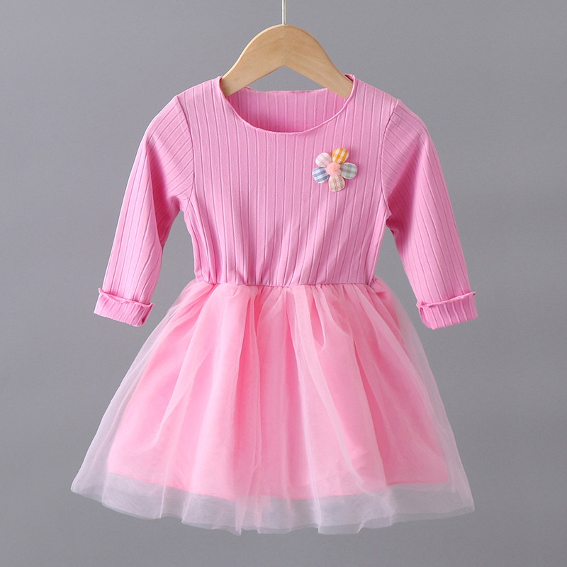 Đầm Công Chúa Thiết Kế Mới Xinh Xắn Thời Trang Dành Cho Bé Gái