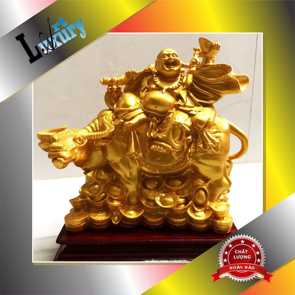 Tượng Trâu PhongThủy Tài Lộc cao 20 cm  - Quà Tặng Tết - Luxury Art