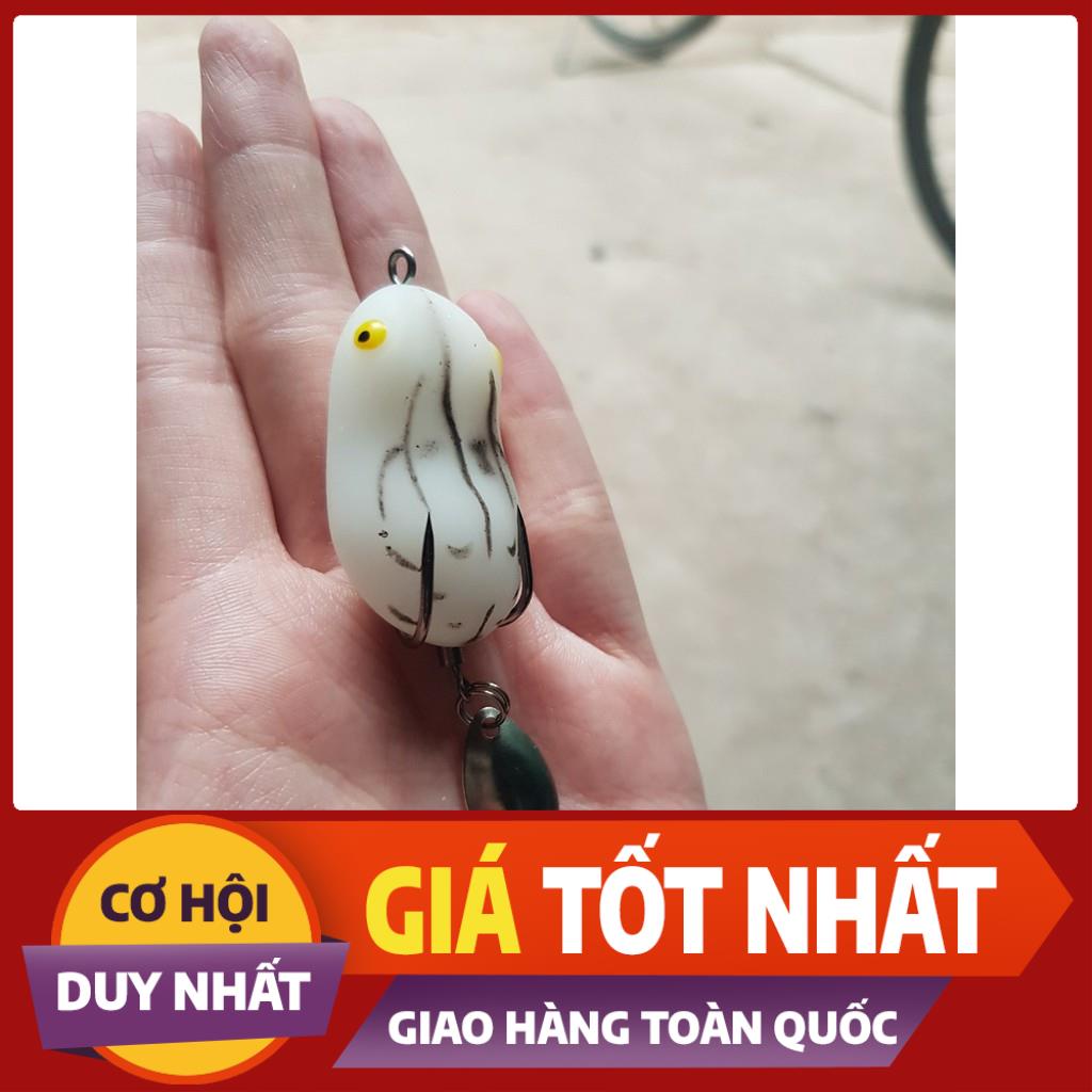 Mồi nhái hơi Thái Lan câu lure, mồi nhái hơi Thái Lan có thìa super frog Shop đồ câu phía bắc