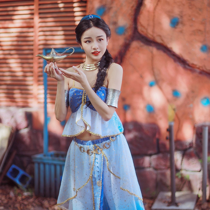 Bộ Đồ Hóa Trang Công Chúa Aladdin Xinh Xắn Dịp Halloween