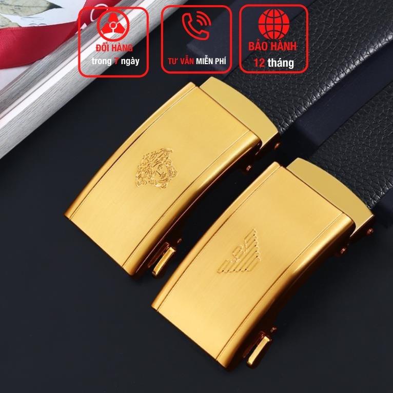 Thắt lưng nam da bò cao cấp Dây nịt nam Hàn Quốc khóa tự động DN5042