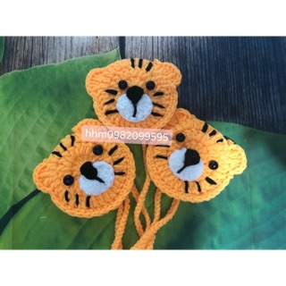 Túi đựng tỏi, đựng bùa cho bé Tiger( bán set túi tết đựng lì xì)