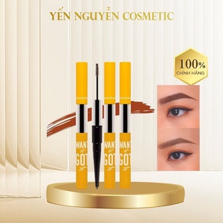 Chì Kẻ Mày 2 Đầu LEMONADE Want It Got It Dual Eyebrow 2g + 2ml