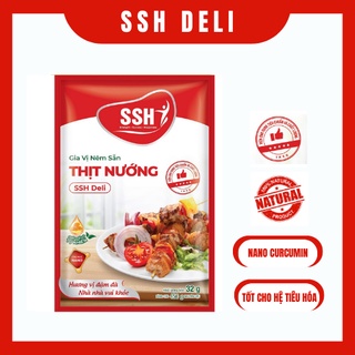 Gia vị nêm sẵn thịt nướng SSH Deli 32g - Hàng chính hãng