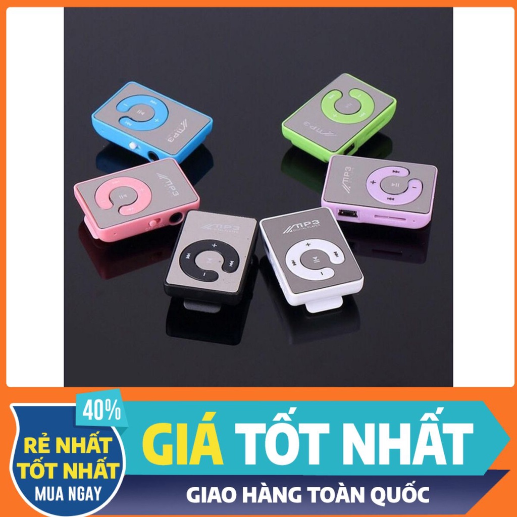 Máy Nghe Nhạc Mp3 Mini Hỗ Trợ Thẻ Nhớ Micro Sd Tf