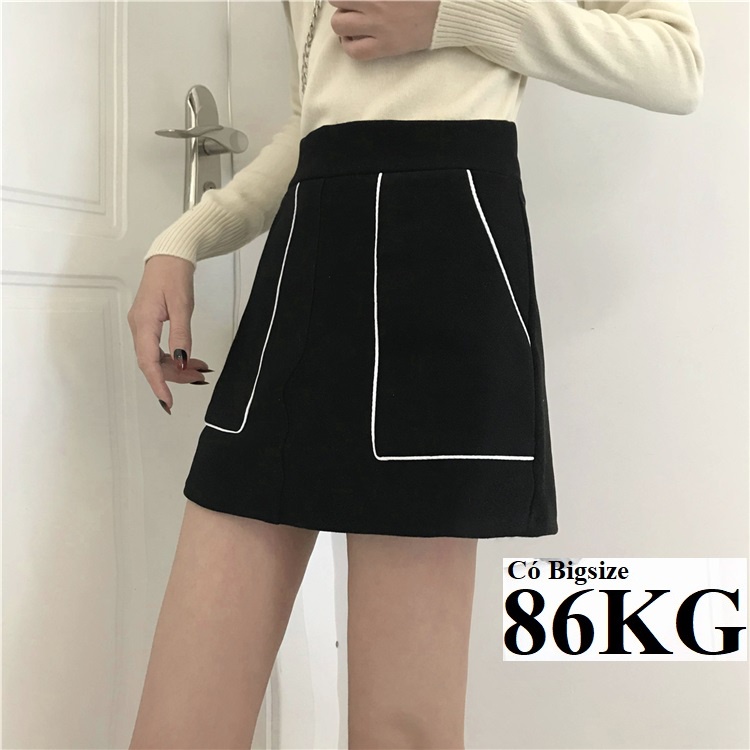 QUẦN VÁY VIỀN TÚI DUYÊN DÁNG, CHẤT vải tuyết mưa CAO CẤP có Bigsize 86KG