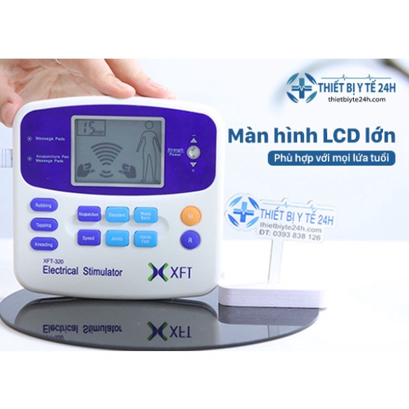 Máy Massage Xung Điện, Máy Massage Trị Liệu, Máy Châm Cứu, Miếng Dán Xung Điện Xft-320