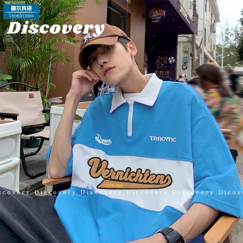 Áo Polo Khoá Kéo Vernichten Unisex Nam Nữ
