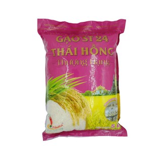Gạo ST 24 Thái Hồng thượng hạng 5kg