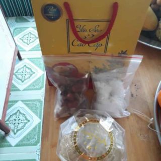 100G Túi zip trong viền đỏ