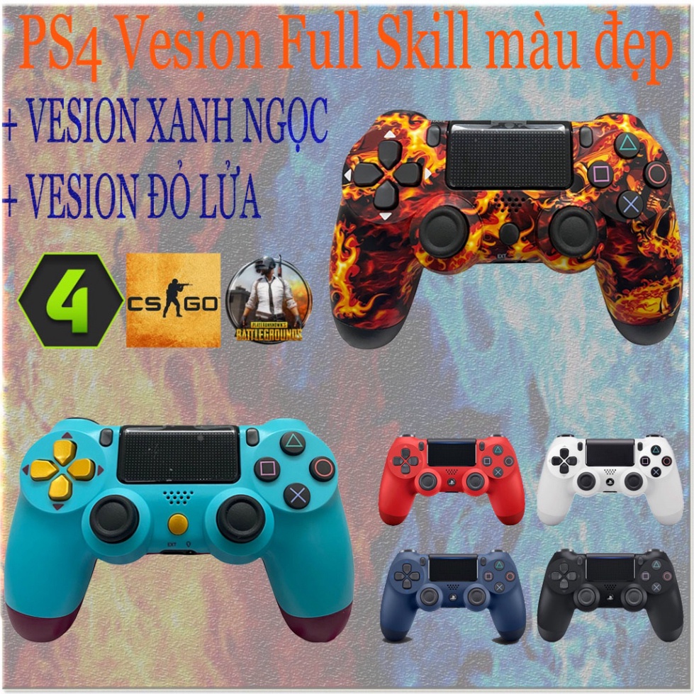 ✔Bản nâng cấp✔Tay cầm Ps4 Slim/Pro chính hãng nhiều màu, tay cầm chơi game ps4 dualshock