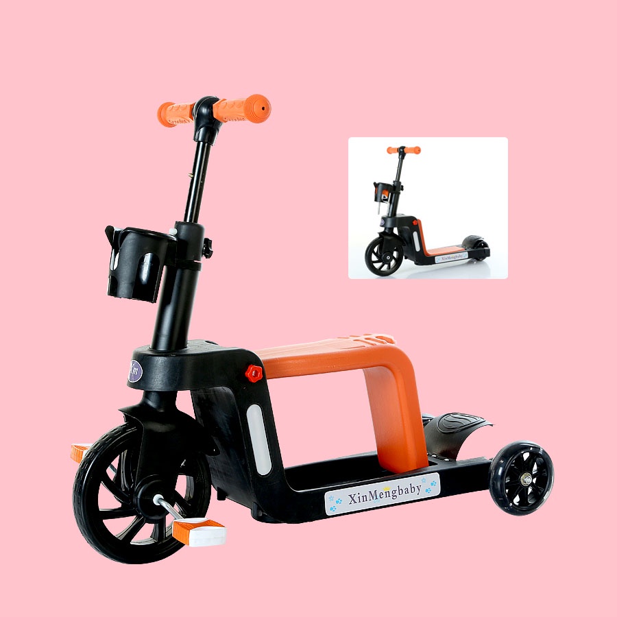 Xe đạp scooter 2 in 1, xe đạp trẻ em, xe đạp 3 bánh cho bé