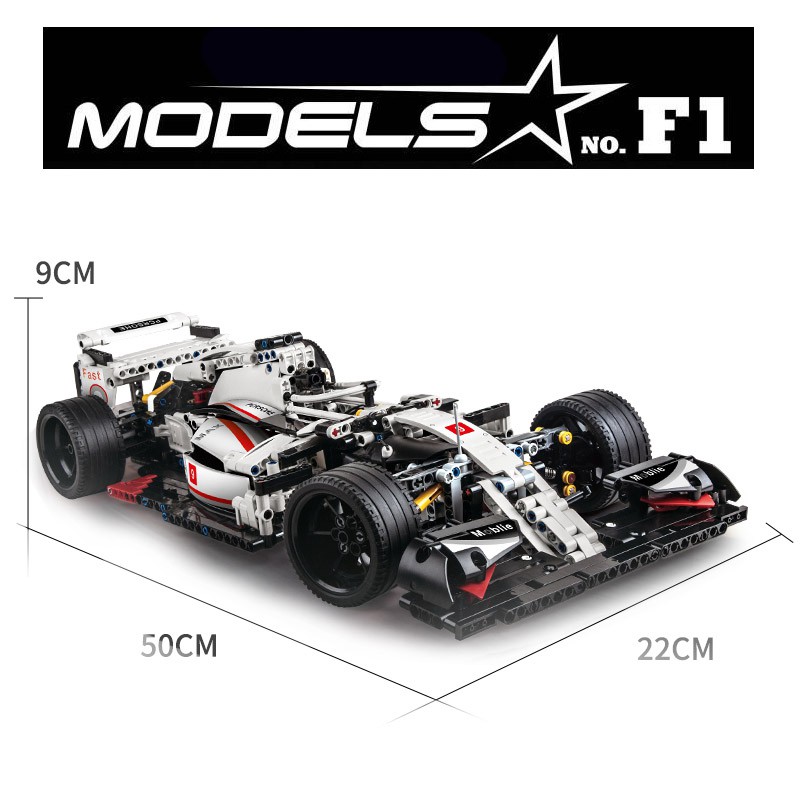 Đồ chơi Lắp ghép Mô hình Racing Formula F1 RSR Siêu xe Ferrari Mould king 13117