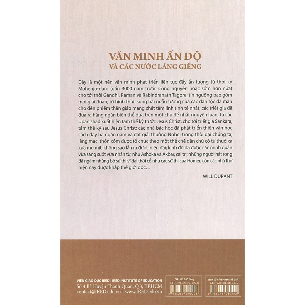 Sách - Lịch Sử Văn Minh Thế Giới - Phần I - Di Sản Phương Đông - Tập 2: Văn Minh Ấn Độ Và Các Nước Láng Giềng | BigBuy360 - bigbuy360.vn