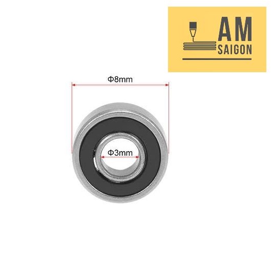 Bạc đạn, vòng bi 693zz tháo máy Nhật như mới, êm mượt 3mm X 8mm X 4mm