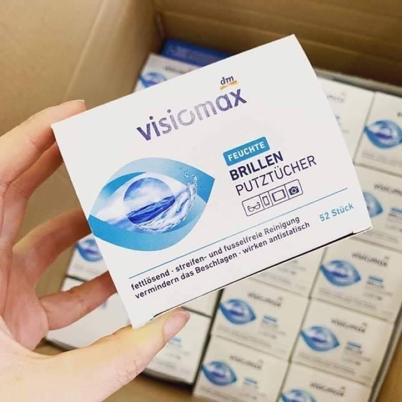 Giấy Lau và Bảo Vệ Kính Visiomax Đức 52 tờ