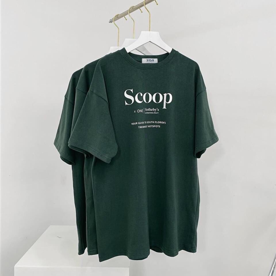 [RẺ VÔ ĐỊCH] Áo Thun 3158 Scoop Unisex Phông form rộng tay lỡ oversize in hình vintage, pull hàn quốc Ulzzang | BigBuy360 - bigbuy360.vn