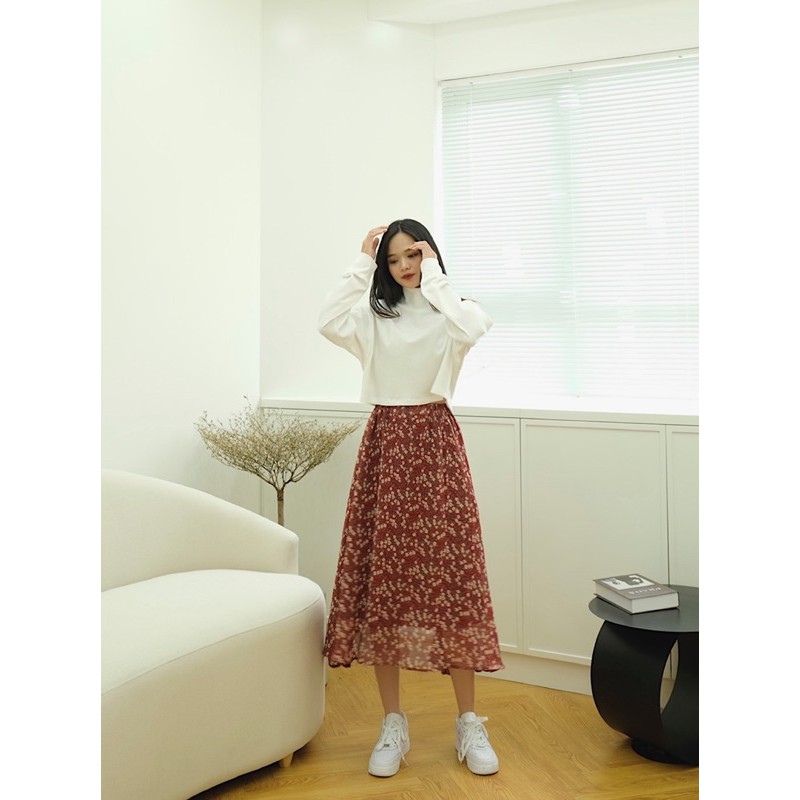 Coris skirt - Chân váy hoa đỏ - Somalyng.studio | BigBuy360 - bigbuy360.vn