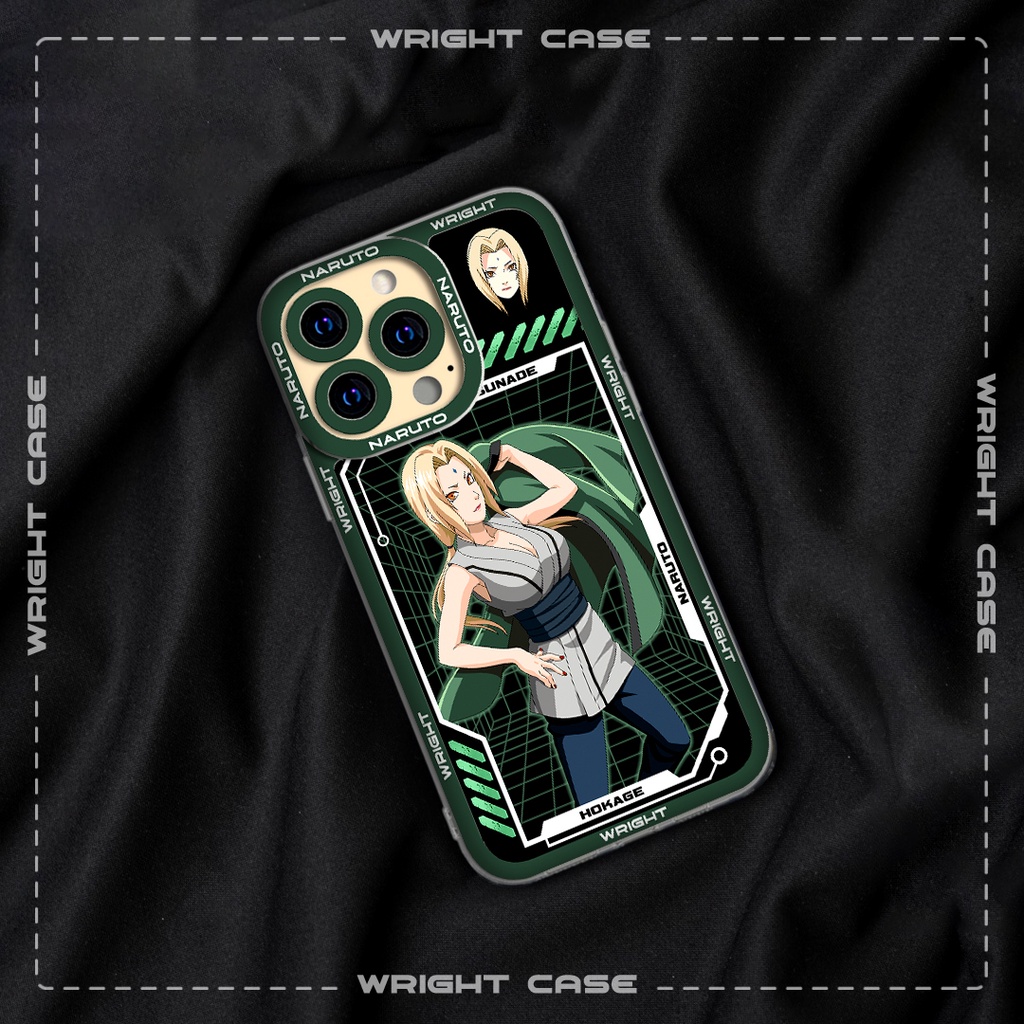 Ốp lưng iphone cạnh vuông Tsunade Hokage Naruto Anime Wrightcase 6plus/7/8/8plus/x/xs/11/12/pro/max/plus/promax