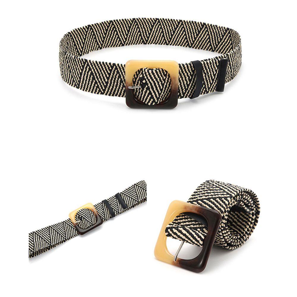 Thắt Lưng Bện Sợi Rơm Phong Cách Bohemia Cổ Điển Thanh Lịch Thời Trang Mùa Hè