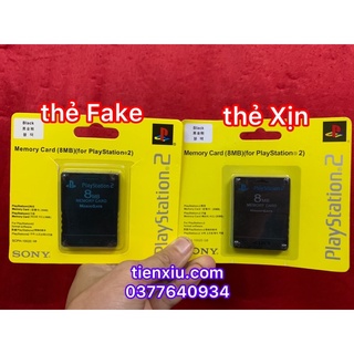 Card save máy ps2 thẻ lưu game Ps2 8mb-16mb