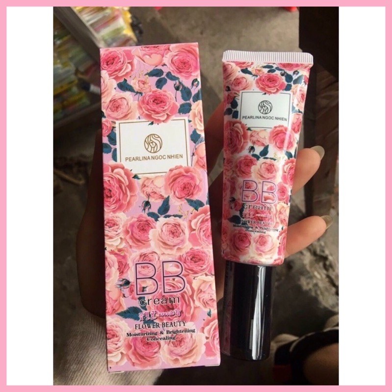 [Giá Huỷ Diệt][Rẻ Vô Địch] Bán siêu chạy Kem Nền BB Cream Flower Beauty Tinh Dầu Hoa Hồng-Z82-K3T2
