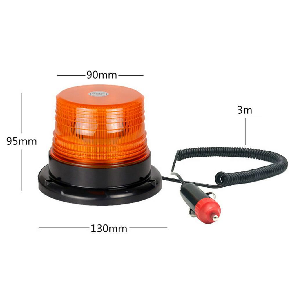 Đèn Led nháy cảnh báo 12-24V có đế hút nam châm